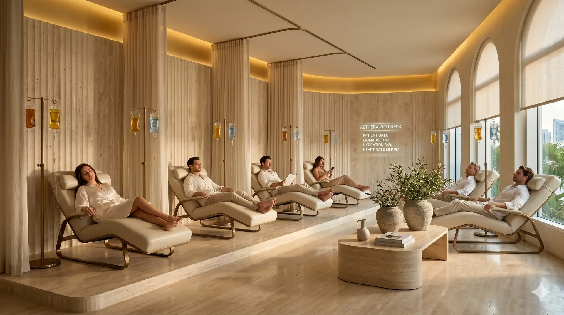 The JIV lounge interior